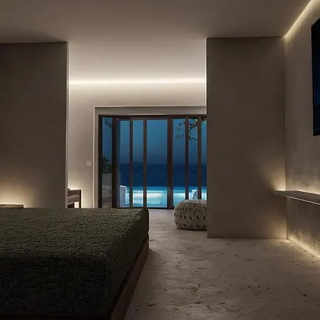 Helena's Aether - Seaview & Heated Infinity Pool Hotel Tragaki