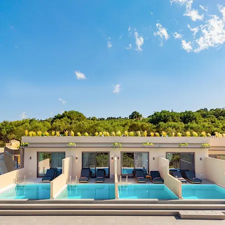 Helena's Aether - Seaview & Heated Infinity Pool 4* Tragaki