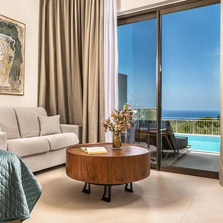 Hotel Helena's Aether - Seaview & Heated Infinity Pool Tragaki