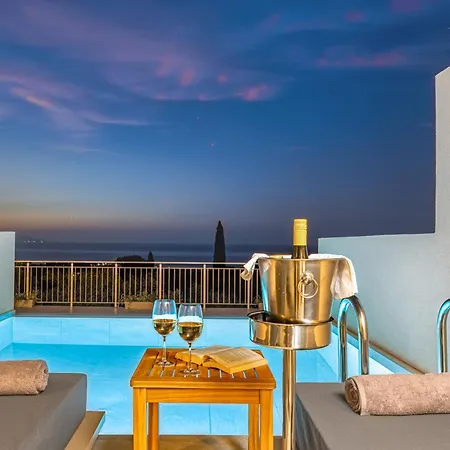 Helena's Aether - Seaview & Heated Infinity Pool 4* Tragaki